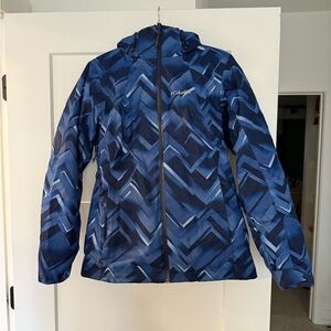 Columbia Women's Chevron Patterned Ski Jacket